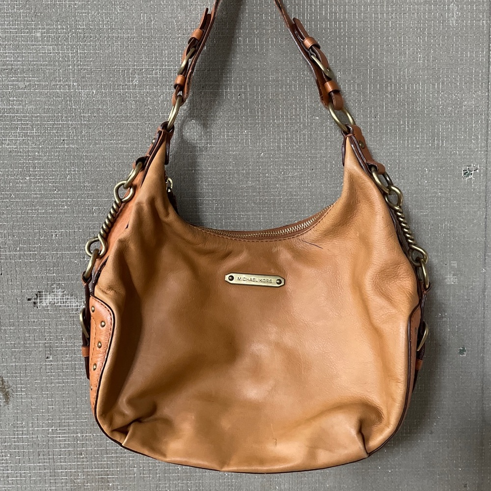 Michael Kors Studded Saddle Bag